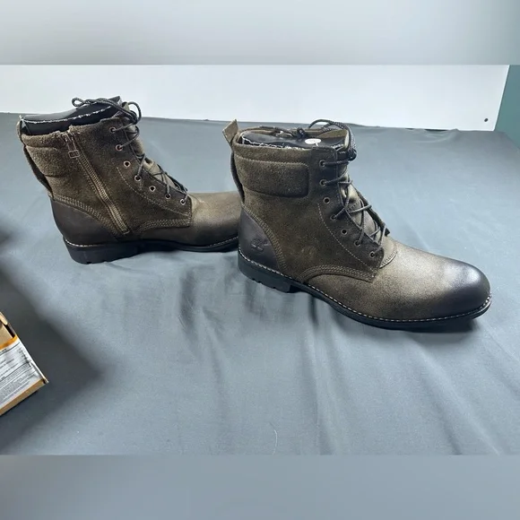 Timberland Men's Dark Brown Lace-Up Boots - Picture 8 of 10